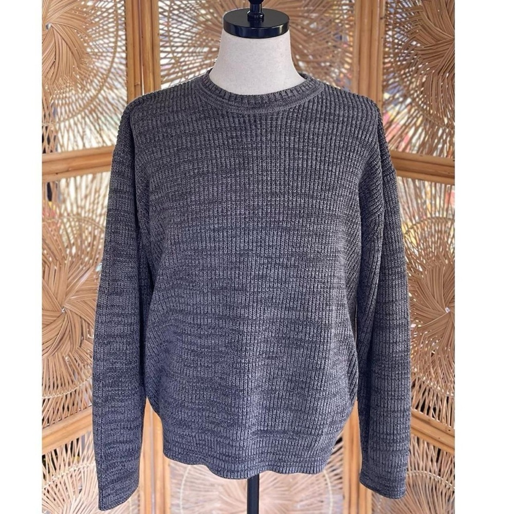 Munsingwear Men’s Grey Blend Acrylic Knit Cozy Grandpa Sweater XL - Picture 2 of 5
